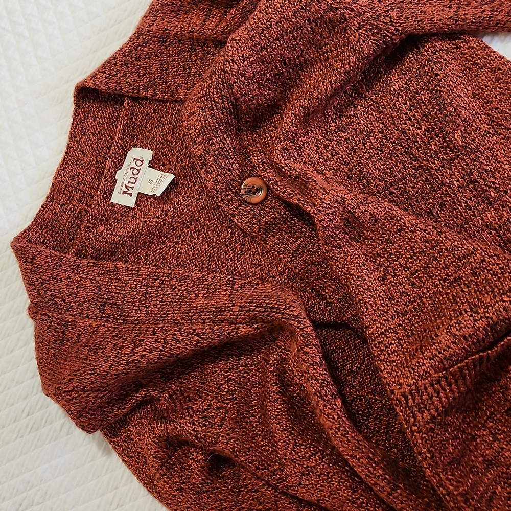 Burnt Orange Cardigan